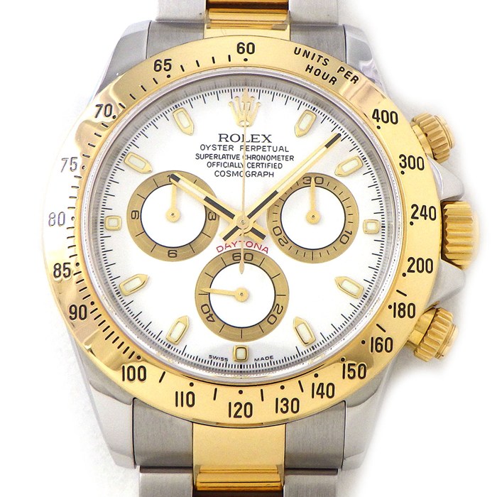 ロレックス Rolex 腕時計 コスモグラフ デイトナ 116523 Z番 2006年製 ホワイト文 ...