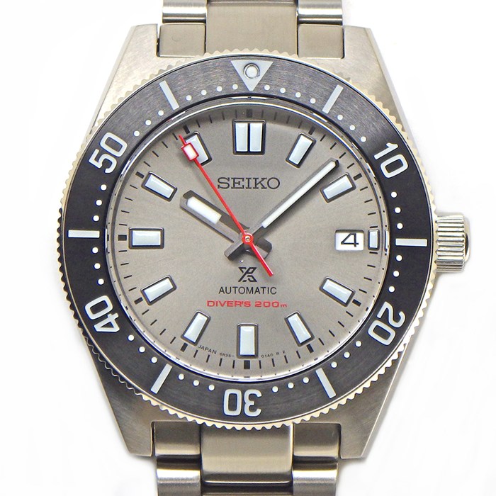 【3％OFFクーポン★7周年記念セール】 セイコー SEIKO 腕時計 プロスペックス 大谷翔平 2023限定モデル SBDC191/6R35-02W0 1700本限定 デイト 夜光インデックス 夜光針 回転ベゼル グレー文字盤 SS 自動巻き 【中古】