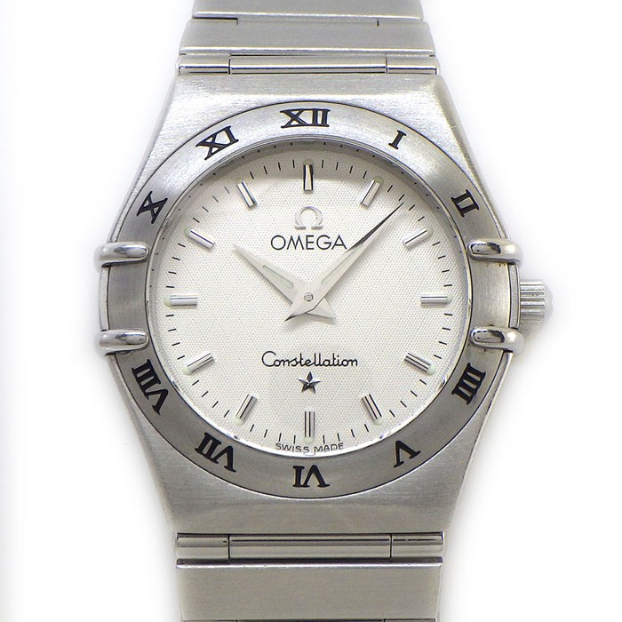【5日限定★対象品3％OFF＆全品P3倍】 オメガ OMEGA 腕時計 コンステレーション 1572.30.00 シルバー文字盤 SS クオーツアナログ 【中古】