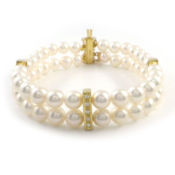 MIKIMOTO K18 ゴールド パール バングルブレスレット 楽天市場】ミキモト k18 ブレスレットの通販