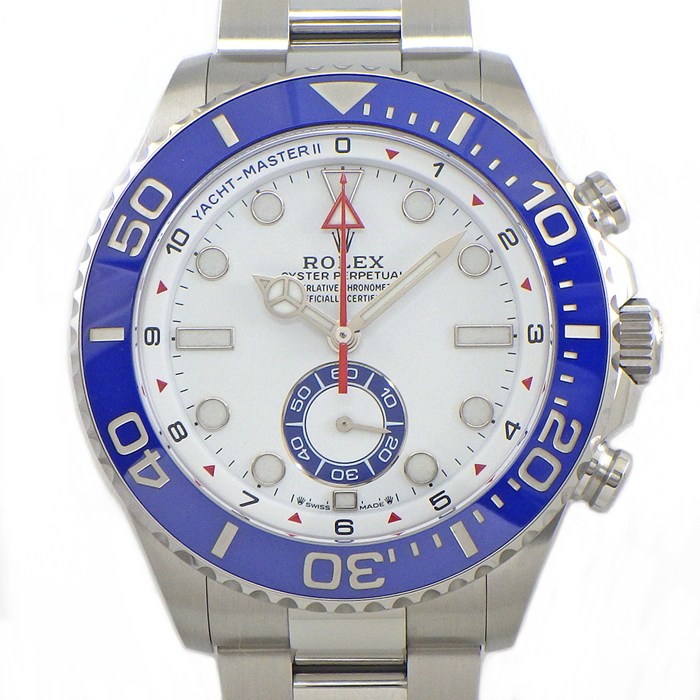 【5日限定★対象品3％OFF＆全品P3倍】 ロレックス Rolex 腕時計 ヨットマスター2 126680 2026年6月ギャラ レガッタクロノグラフ スモールセコンド 夜光インデックス 夜光針 ホワイト文字盤 セラミック SS 自動巻き 【箱・保付き】 【中古】
