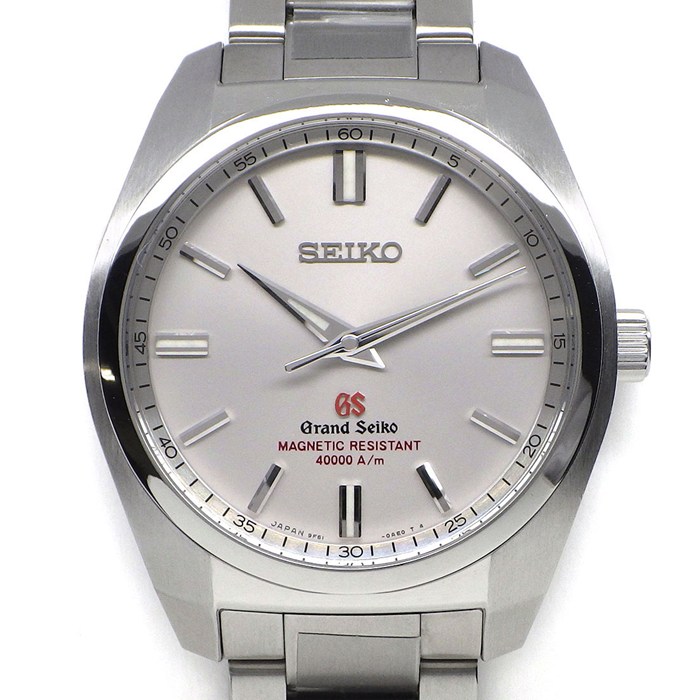 【5日限定★対象品3％OFF＆全品P3倍】 グランドセイコー Grand Seiko 腕時計 スポーツコレクション SBGX091/9F61-0AD0 9Fクオーツ 高耐磁性能モデル 夜光インデックス 夜光針 ライトグレー文字盤 SS クオーツアナログ 【中古】