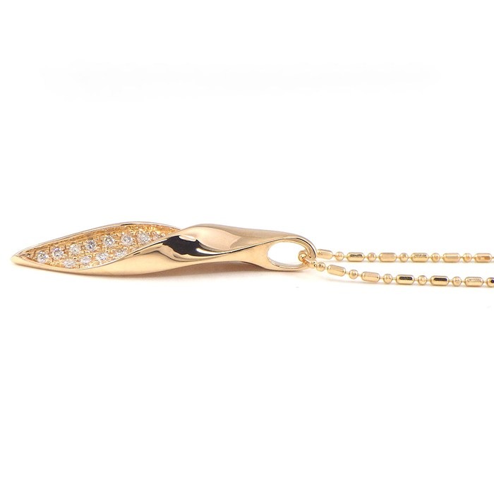 最大3万円OFF スペシャル ダイヤモンド ネックレス ラウンドブリリアントカット 計0.55ct K18PG 中古 jbworksinc-10030513 ジェイビーワークス 楽天市場店 サンプル画像3