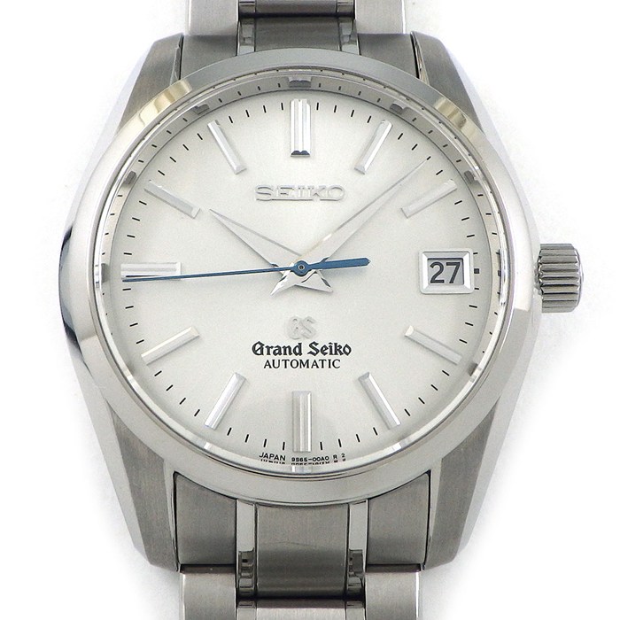 【5日限定★対象品3％OFF＆全品P3倍】 グランドセイコー Grand Seiko 腕時計 メカニカル SBGR059/9S65-00A0 シルバー文字盤 デイト 裏スケ チタン 自動巻き 【中古】