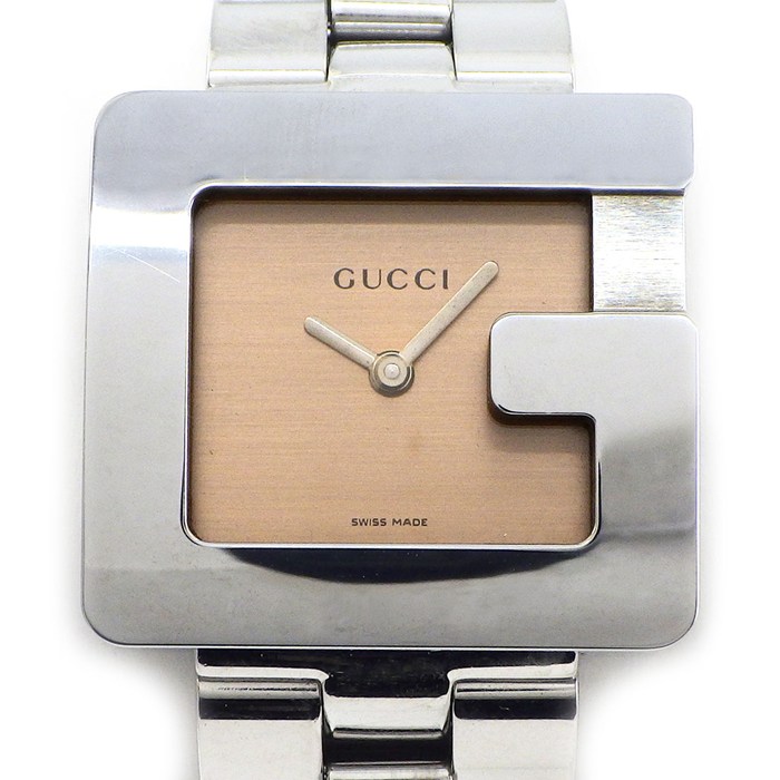 【最大3万円OFFクーポン配布中】 グッチ GUCCI 腕時計 Gスクエア 3600J ブラウン文字盤 SS クオーツアナログ 【中古】