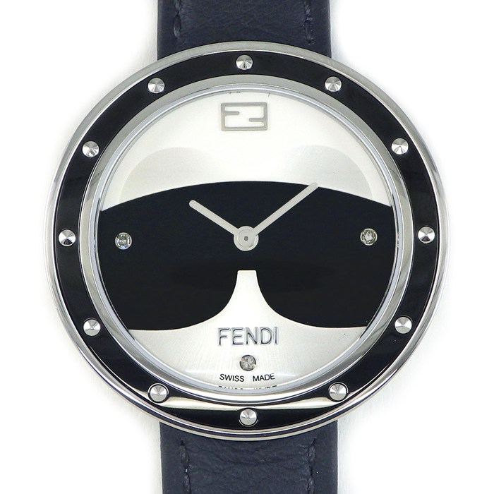 トコトコ　　FENDI アナログ腕時計 交換用ベルト付き　新品電池　稼働 トコトコ FENDI アナログ腕時計 交換用ベルト付き 新品電池 稼働 楽天
