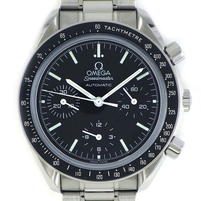 【最大3万円OFFクーポン配布中】 オメガ OMEGA 腕時計 スピードマスター 3539.50.00 ブラック文字盤 クロノグラフ タキメーター 夜光針/インデックス スモールセコンド SS 自動巻き 【箱・保付き】 【中古】