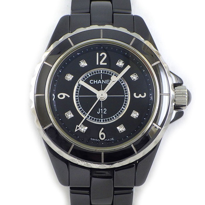 【30日限定★ポイント3倍】 シャネル CHANEL 腕時計 J12 H2569 8ポイント ダイヤ ...