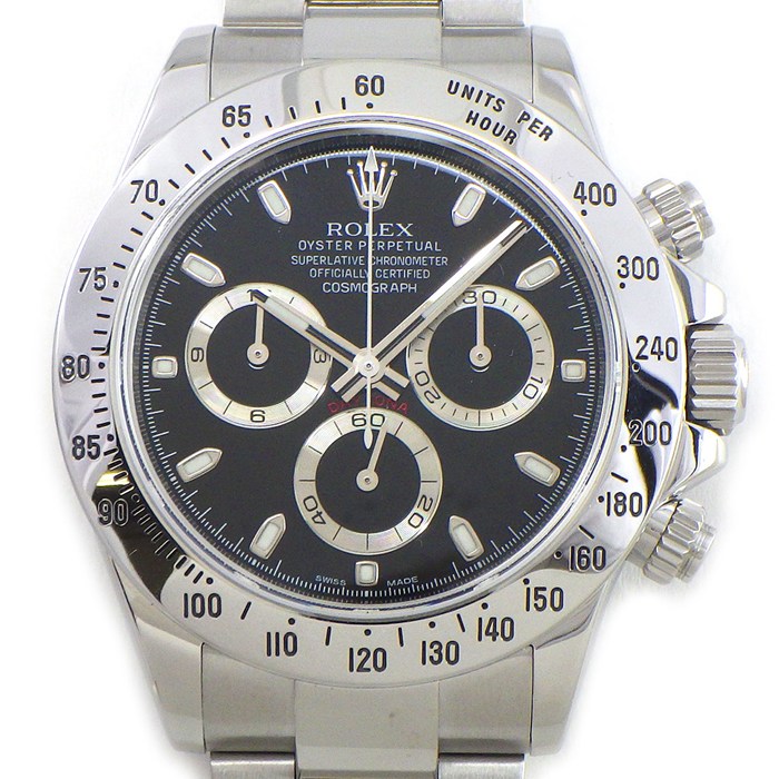 ロレックス Rolex 腕時計 デイトナ 116520 ルーレット刻印 ブラック文字盤 クロノグラフ タキメーター 夜光針 イン jbworksinc-10030927 ジェイビーワークス 楽天市場店 パッケージ画像