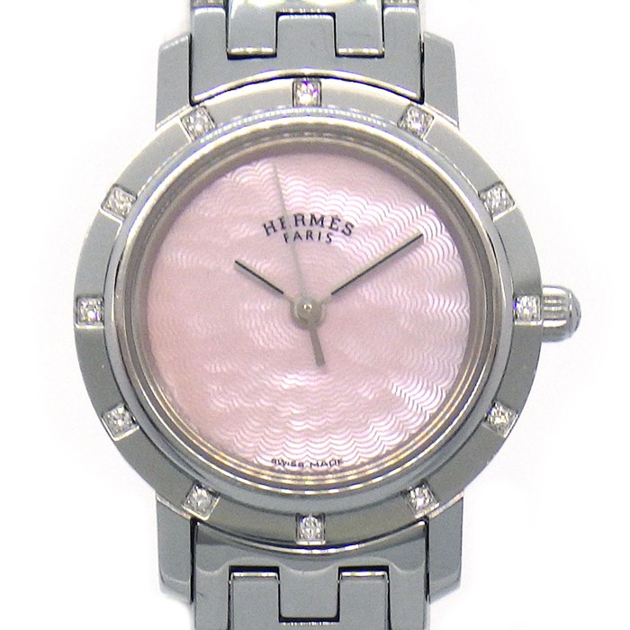 HERMES クリッパーCLIPPER ピンクフェイス 304630_1.jpg