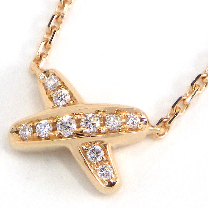 ショーメ Chaumet ネックレス リアン K18PG ダイヤモンド 【箱・保付き】 【中古】のサムネイル