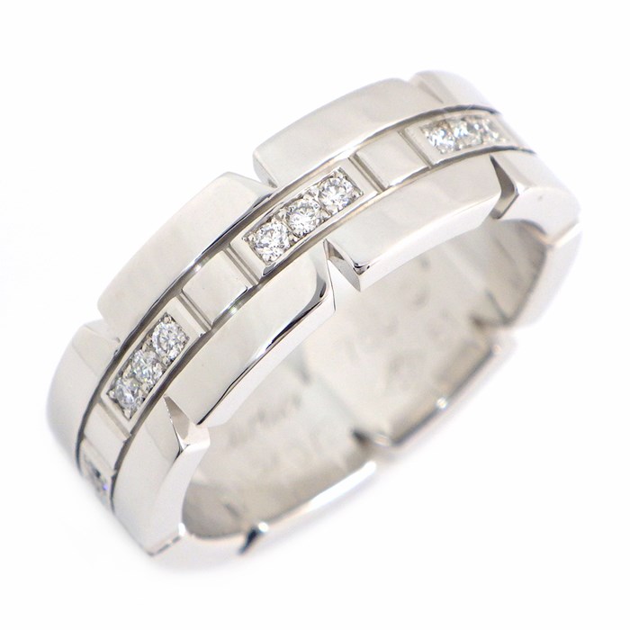 カルティエ Cartier リング タンクフランセーズ K18WG ダイヤモンド 11号 / #51【中古】のサムネイル