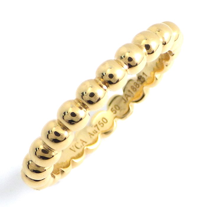 ヴァンクリーフ＆アーペル Van Cleef & Arpels リング ペルレ ゴールドパール ミディアム K18YG 10号 / #50【中古】のサムネイル