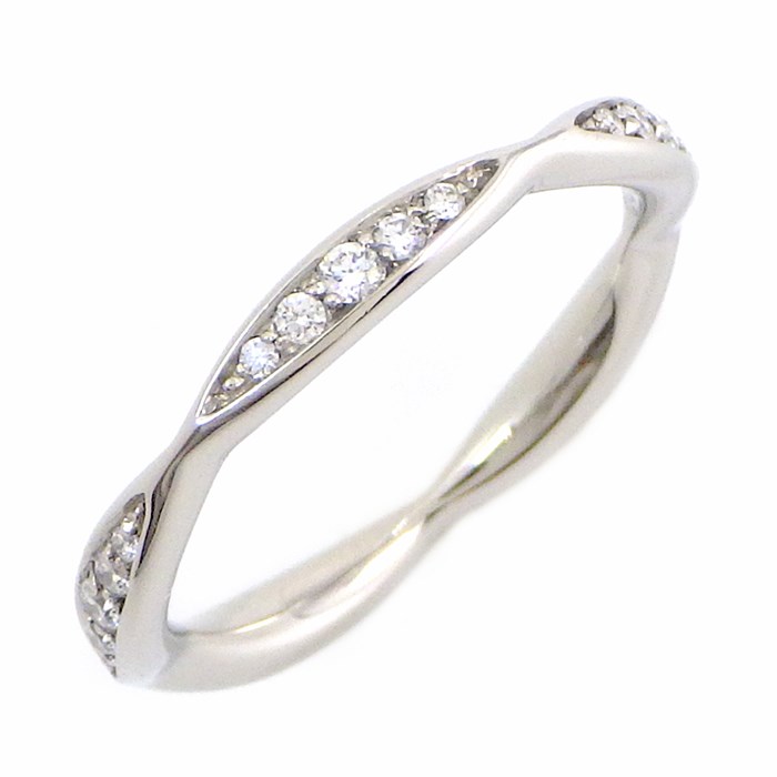 シャネル CHANEL リング カメリア フルエタニティ ダイヤモンド PT950 8号 / #48【中古】のサムネイル