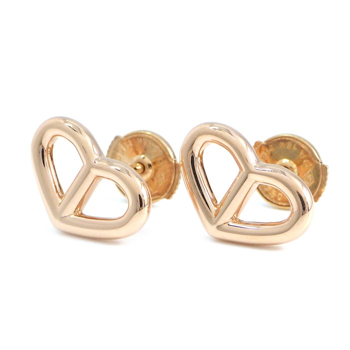 エルメス HERMES ピアス シェーヌダンクル ハート K18PG 【中古】のサムネイル