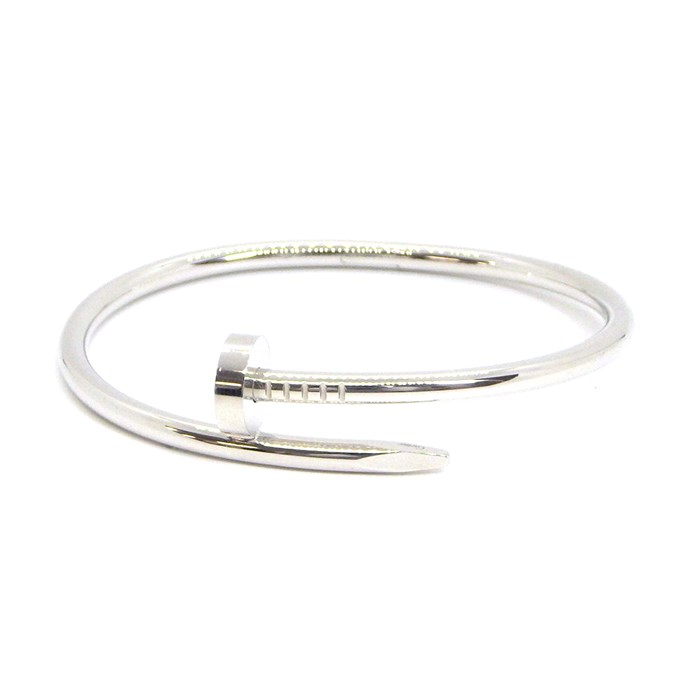 カルティエ Cartier バングル ジュストアンクル 釘モチーフ 新型 K18WG #17 【箱・保付き】 【中古】のサムネイル