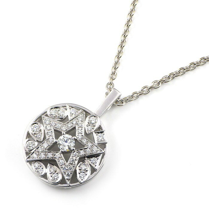 【ポイント2倍！クーポン配布中】 シャネル CHANEL ネックレス コメット スター 星 ダイヤモンド K18WG 【中古】
