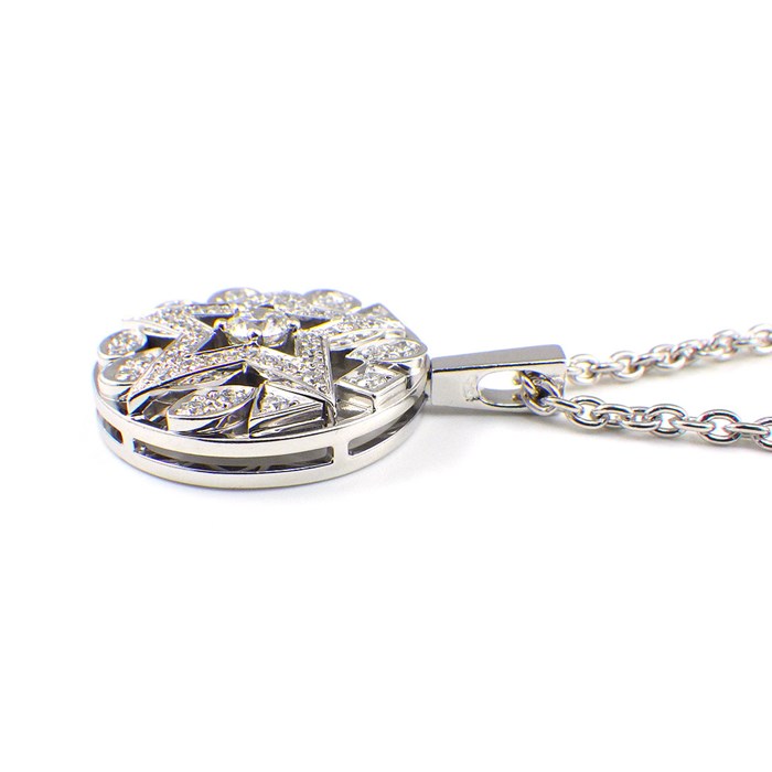 【ポイント2倍！クーポン配布中】 シャネル CHANEL ネックレス コメット スター 星 ダイヤモンド K18WG 【中古】