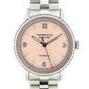 【★最終お値引き品】 ティファニー Tiffany & Co. 腕時計 CT60 ピンクギョーシェ…