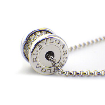ブルガリ BVLGARI ネックレス B-zero1 ビーゼロワン パヴェ ダイヤモンド 0.31ct K18WG 【中古】