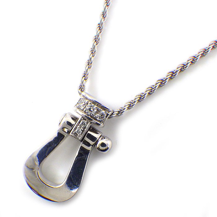 フレッド FRED ネックレス フォース10 ミディアム ダイヤモンド K18WG 【中古】のサムネイル
