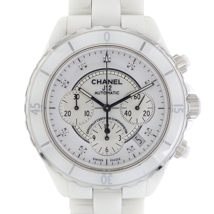 【★最終お値引き品】シャネル CHANEL 腕時計 J12 クロノグラフ H2009 カレンダー ホ ...
