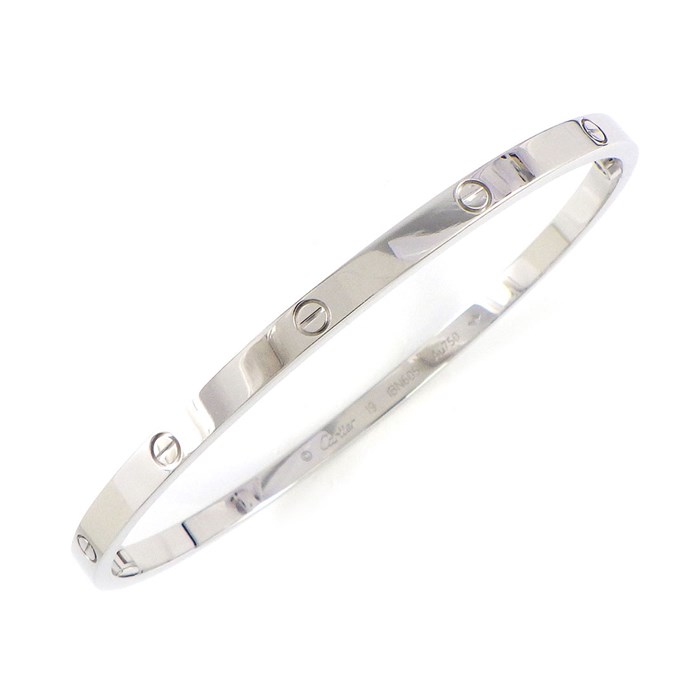 カルティエ Cartier ブレスレット ラブブレス SM K18WG / #19 【箱・保付き】 【中古】のサムネイル