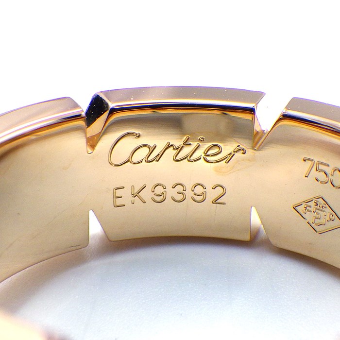 カルティエ Cartier リング タンク フランセーズ K18PG 12号 / #52 【中古】