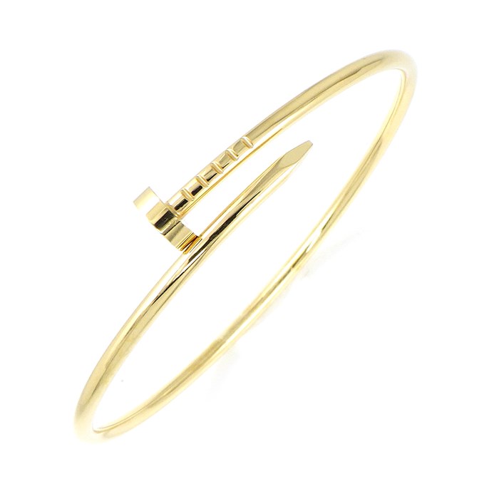 カルティエ Cartier ブレスレット ジュストアンクル 釘モチーフ SM スモール K18YG / #17 【箱・保付き】 【中古】のサムネイル