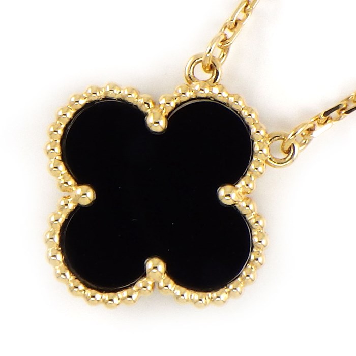 ヴァンクリーフ＆アーペル Van Cleef & Arpels ネックレス ヴィンテージアルハンブラ VCARA45800 オニキス K18YG 【中古】のサムネイル