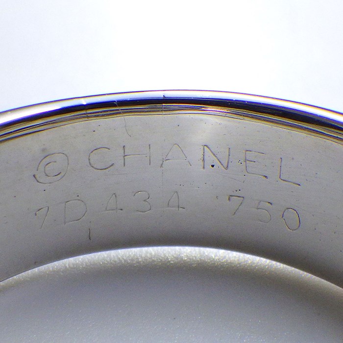 【最大3万円OFFクーポン配布中★9/1から利用可】 シャネル CHANEL リング コメット スター 星 マット オーバル ダイヤモンド 約0.30ct K18WG 13.5号 【中古】