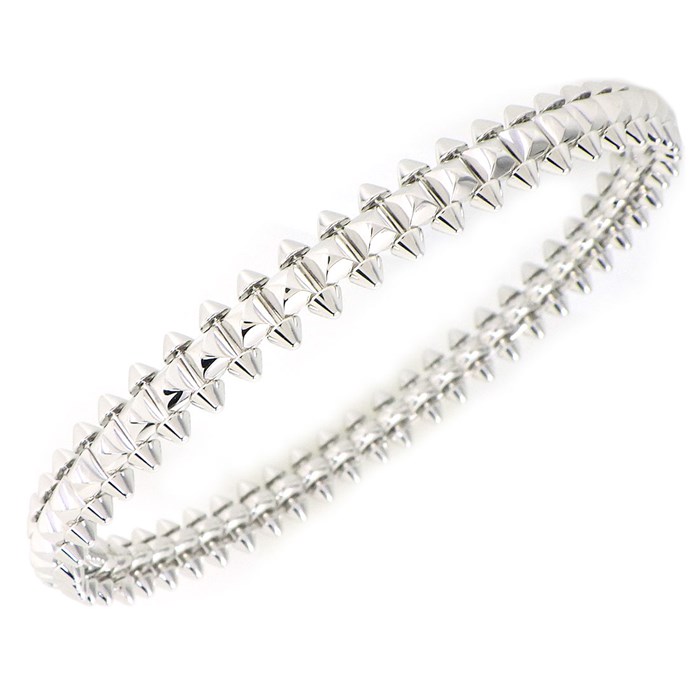 カルティエ Cartier バングル クラッシュ ドゥ カルティエ ミディアム MM B6065719 K18WG / #19 【箱・保付き】 【中古】のサムネイル