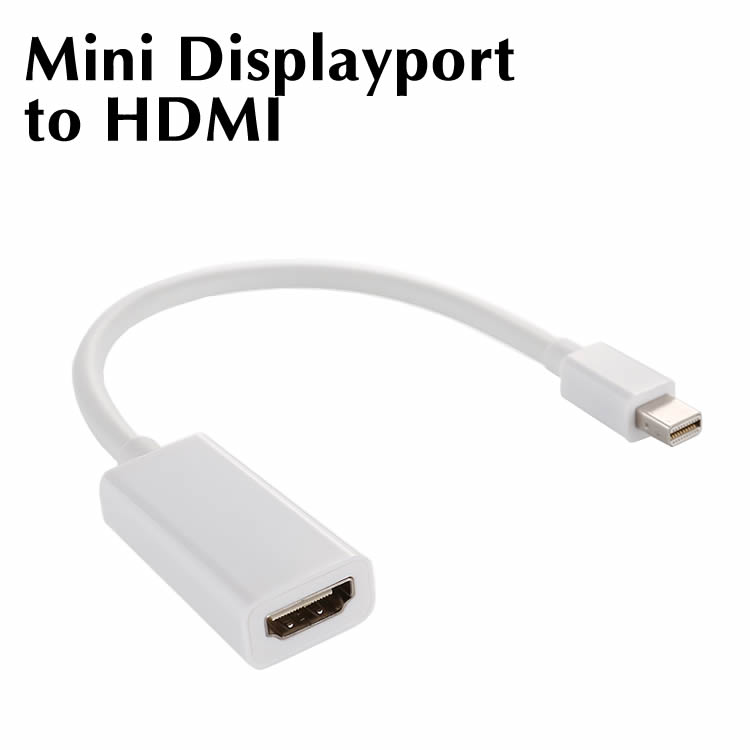 Mini Displayport / Thunderbolt to HDMI Ѵץ ֥ Miniݡ Apple Macbook DP to HDMI վƥ ץ MAC OS ĥ³ ǥץ쥤