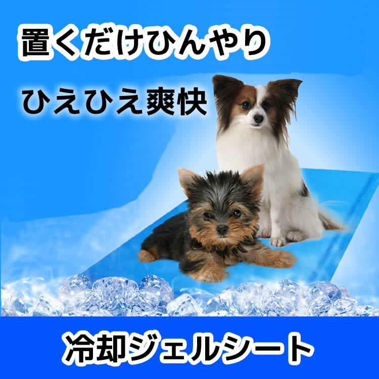 ひんやりシート ペットクールマット 50×90cm ひんやりマット クールジェルマット ...