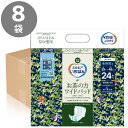 【ケース販売】エルモアいちばん お茶の力ワイドパッド 男女共用 24枚×8袋(4)