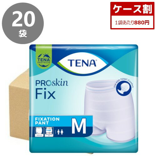 5枚×20袋【ケース販売】TENAフィックス Mサイズ　介護　パンツ　薄型