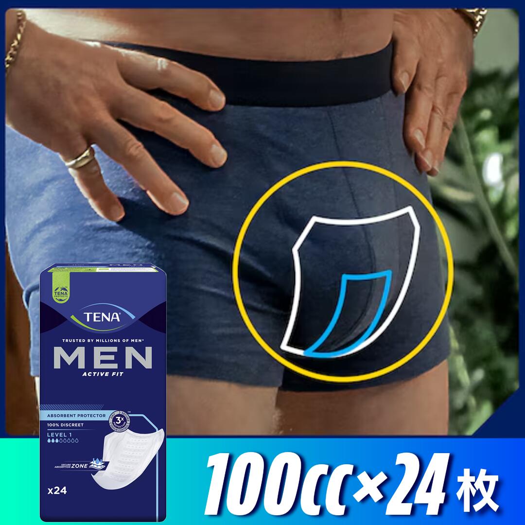 24枚 TENAメン レベル1 100cc 男性用軽失禁パッド