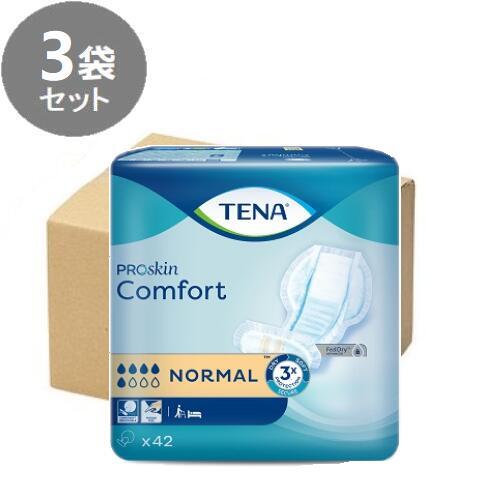 42枚×3袋【ケース販売】TENAコンフォート ノーマル　350cc　尿取りパッド