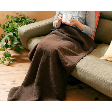 10秒で発熱！【あったか～E（ムートン）】発熱ひざかけ