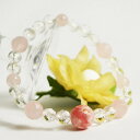 【25日迄★夏休み最終SALE全品8%オフ】インカローズ ピンク ローズクオーツ ブレスレット bracelet 開運 御守り 天然石 パワーストーン ケース付...