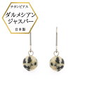 【★P5倍★】【メール便でお届け】新商品 ダルメシアンジャスパー ダルメシアン ピアス 金属アレルギー対応 チタンピアス チタン ジャスパー ピアス チタンフックピアス 日本製 水晶 ブラウン 特価品 よりどり