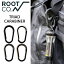 【ROOT CO.】ルート GRAVITY TRIAD CARABINER カラビナ キーホルダー ブランド リール 登山 アウトドア 釣り メンズ レディース キャンプ 落下防止 おしゃれ ブランド アクセサリー 釣り