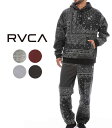 RVCA ルーカ WRWB セットアップ メンズ 上下セット 男性 ジャージ ルーズシルエット スウェット ルームウェア カジュアル スポーツ ブランド メンズ...