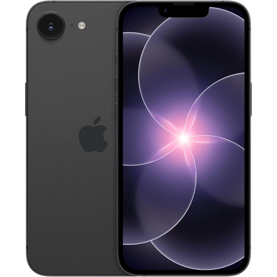 新品開封済　未使用品 SIMフリー iPhone17e 256GB 5G　eSIM対応 ブラック　MHRN4J/A　A3575【ネットワーク利用制限▲】※AU・ドコモ・楽天の回線をおススメ！※赤ロム永久保証　本体 白ロム Apple あす楽 送料無料※外箱少々凹みあり※