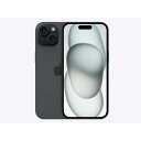 【9日20時からポイントUP!お買い物マラソン】新品未開封 SIMフリー iPhone15 128GB 5G ブラック MTMH3J/A A3089 AU版SI...