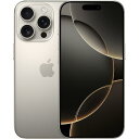 【9日20時からポイントUP!お買い物マラソン】Apple国内正規SIMフリー iPhone16ProMax 1TB ナチュラルチタニウム MYWU3J/A A...