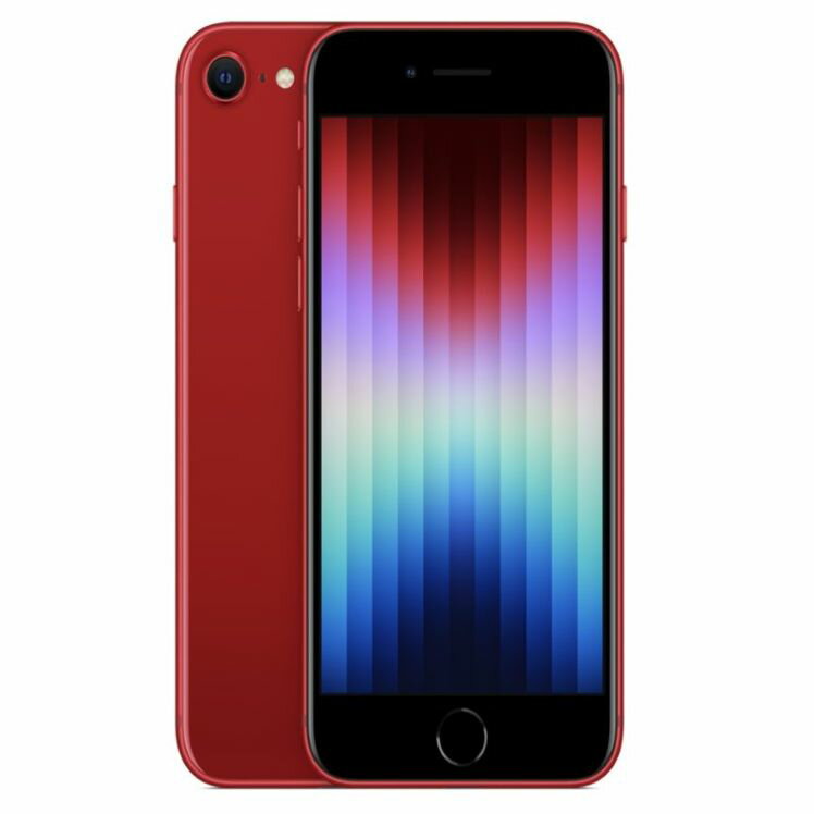 【ガラスフィルムと透明ケースプレゼント】新品 未開封 SIMフリー iPhoneSE3 128GB 5G レッドMMYH3J/A A2782 本体 白ロム Apple 利用制限〇 あす楽 送料無料