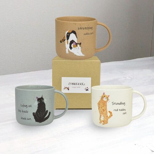 【数量限定セール価格】マグカップ｜CYAMEKKE(チャメッケ) マグカップ 大きい コーヒーカップ　猫 マグカップ　ネコ柄 マグカップ【日本製】 母の日ギフト クリスマスプレゼント