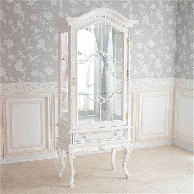 【メーカー直送】マーキュリーキャビネットWH k-311-74wh【B-TRADING ビートレーディング キャビネット アンティーク インテリア 家具 収納 収納家具 整理 整理整頓】