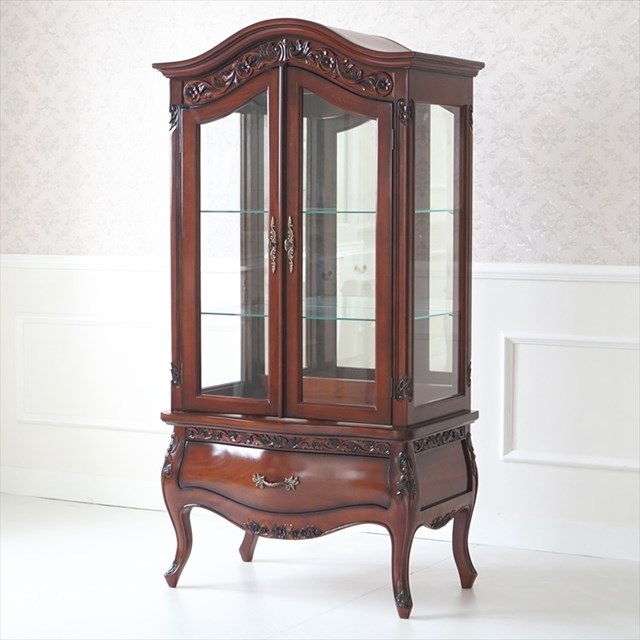 【メーカー直送】マーキュリーキャビネットBR k-311-74br【B-TRADING ビートレーディング キャビネット アンティーク インテリア 家具 収納 収納家具 整理 整理整頓】